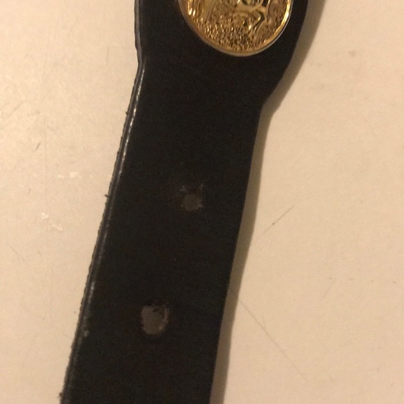 SOLD VTG Versace Estro Verse Medusa Medallion Belt - Picture 7 of 8